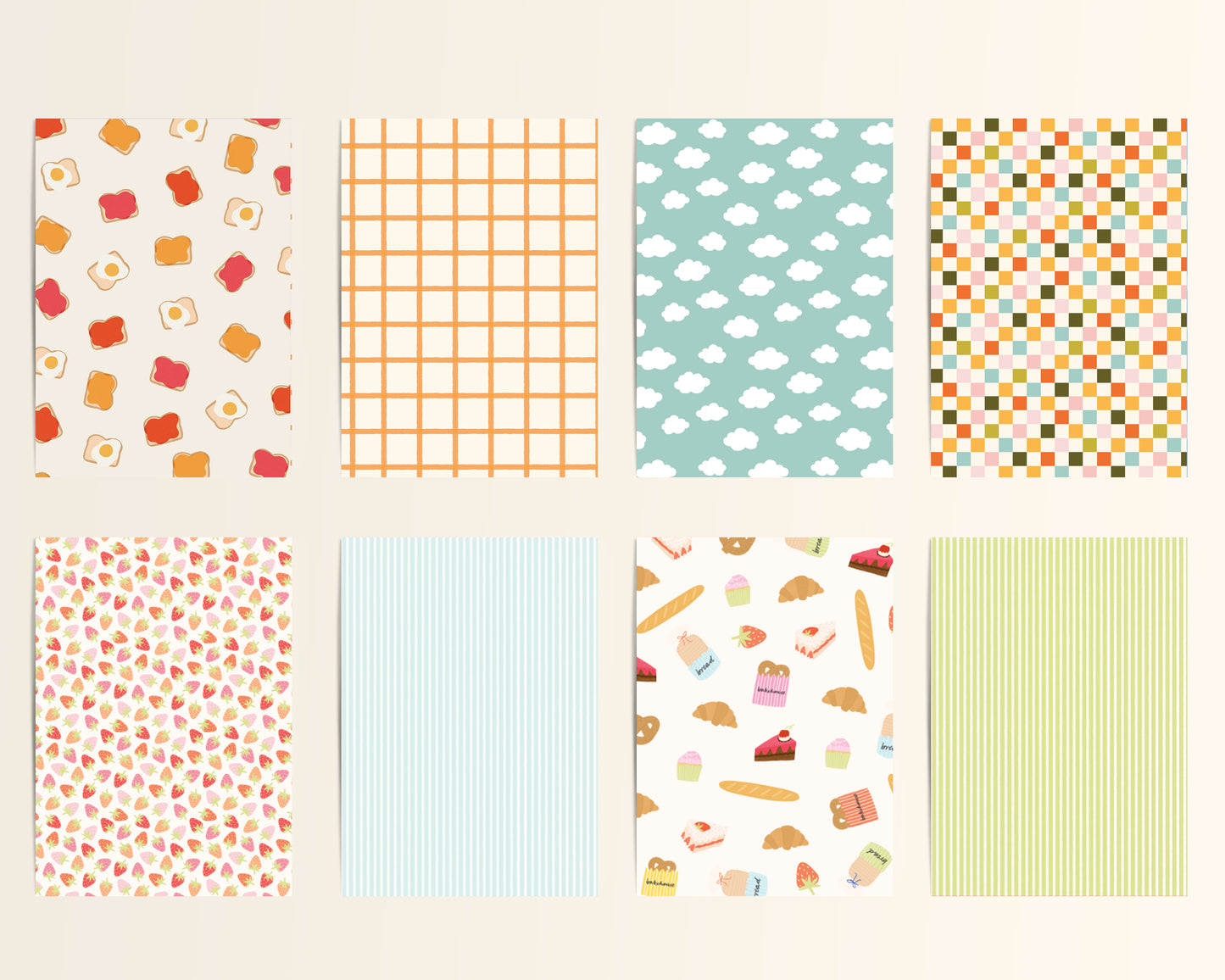Mega Pack of A6 Deco Papers