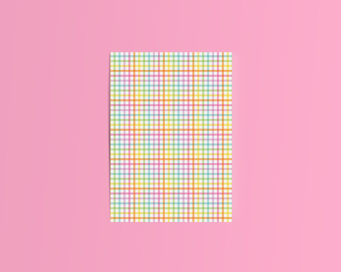 Gingham Crafting Paper Pack
