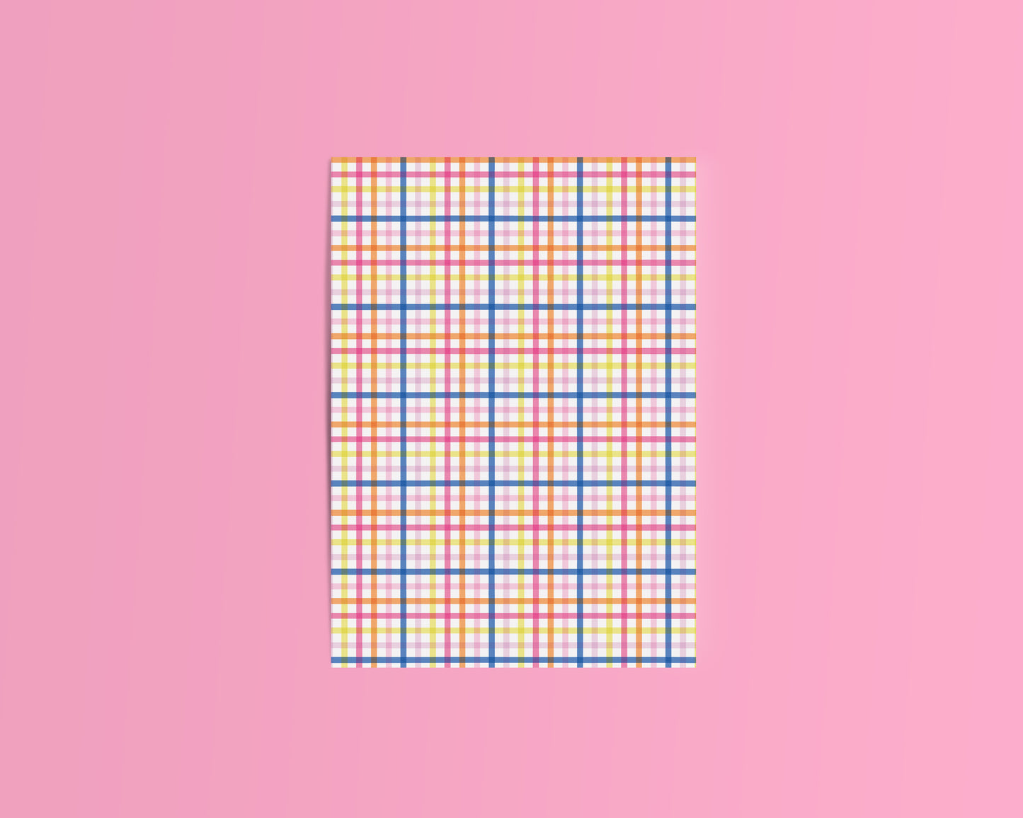 Gingham Crafting Paper Pack