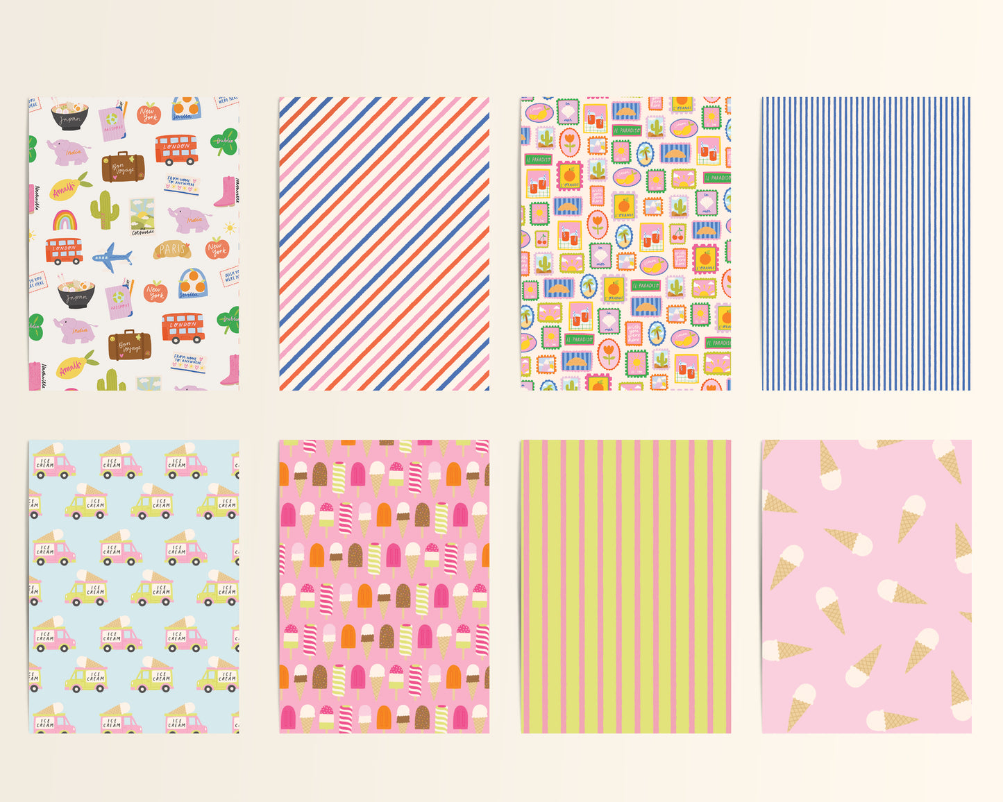 Mega Pack of A6 Deco Papers
