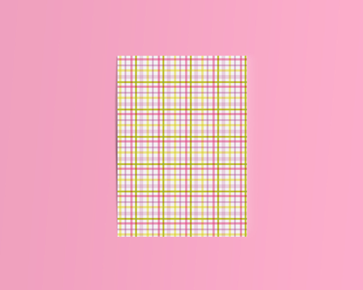 Gingham Crafting Paper Pack