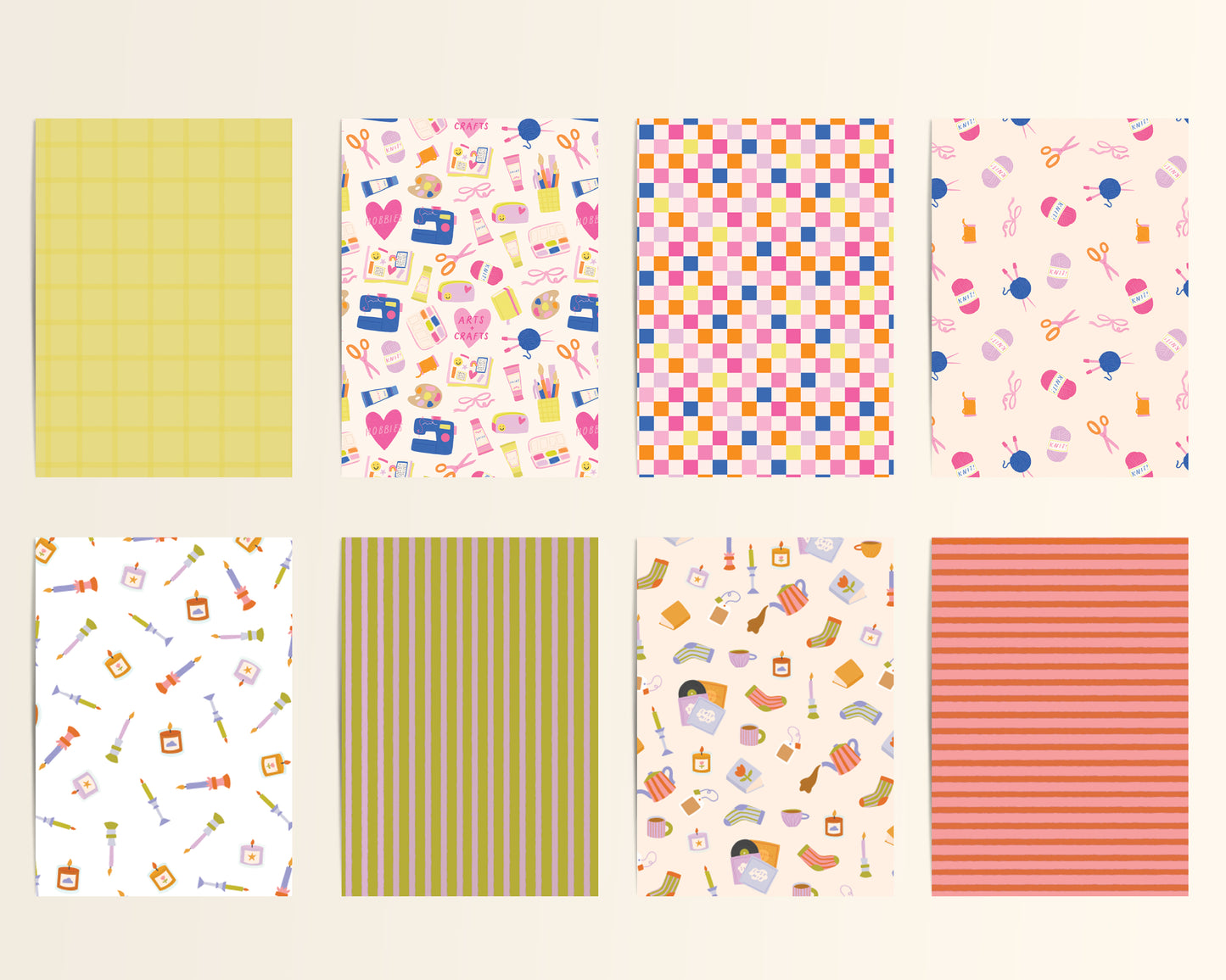 Mega Pack of A6 Deco Papers