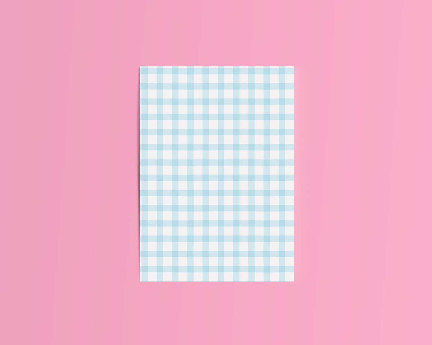 Gingham Crafting Paper Pack