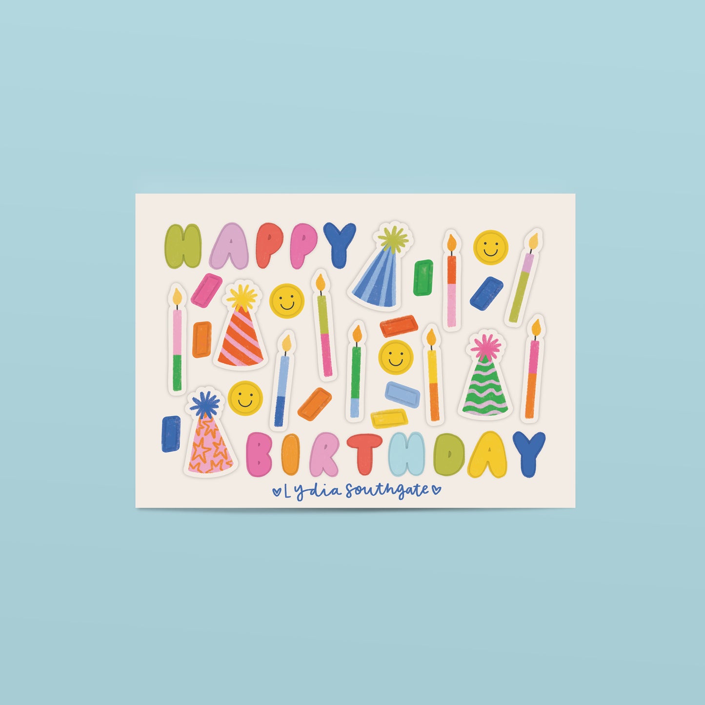 Happy Birthday Mini Sticker Sheet