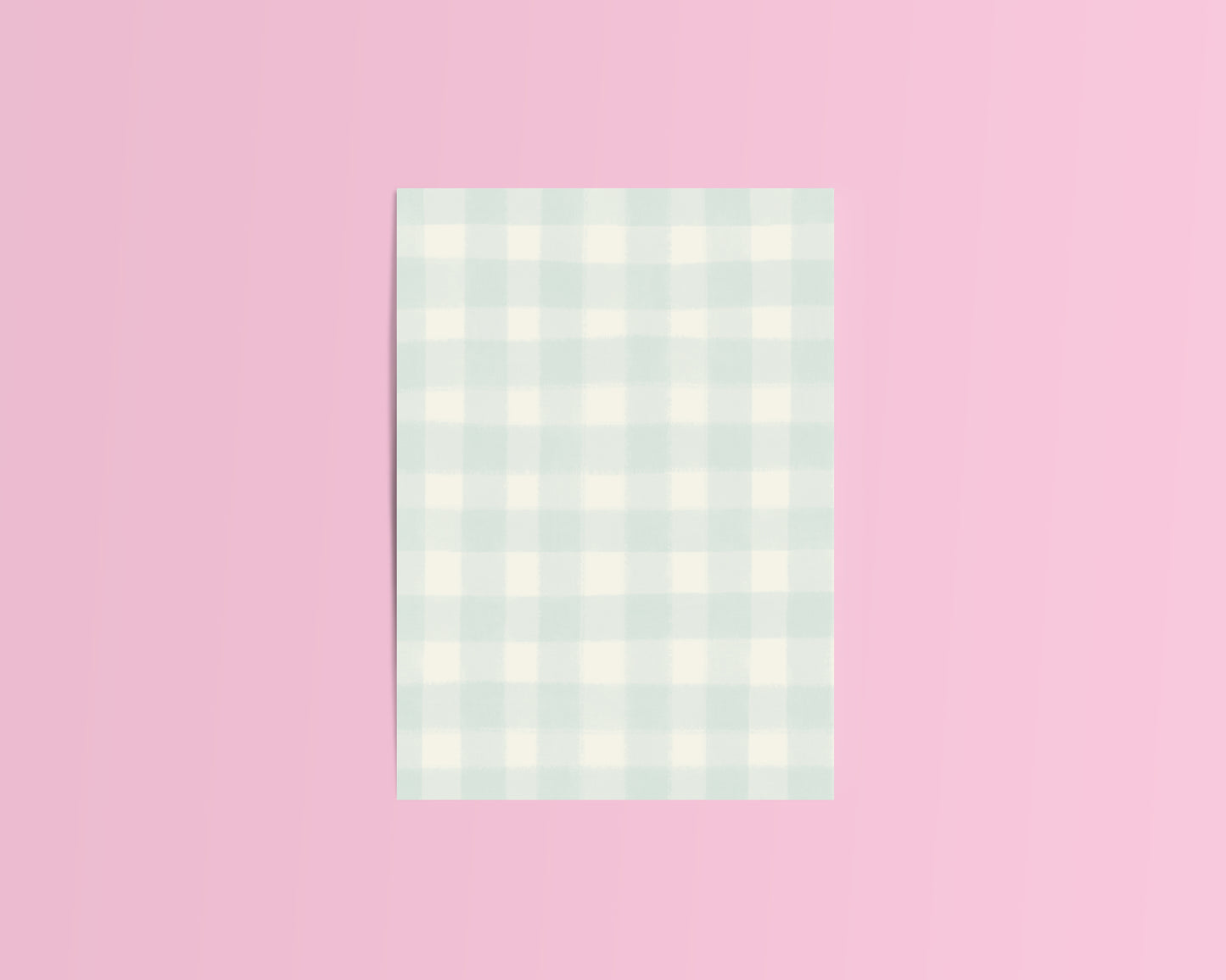 Painted Gingham Deco Crafting Papers