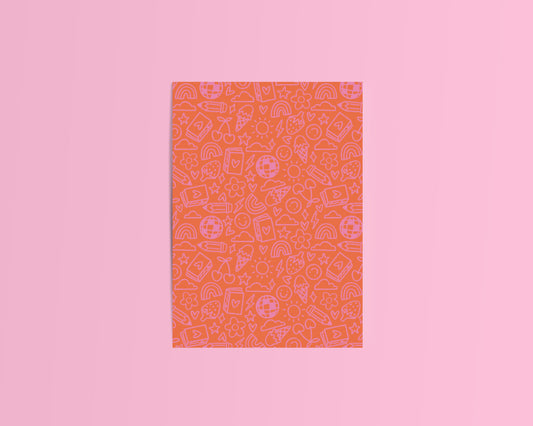 Red and Pink Deco Crafting Papers