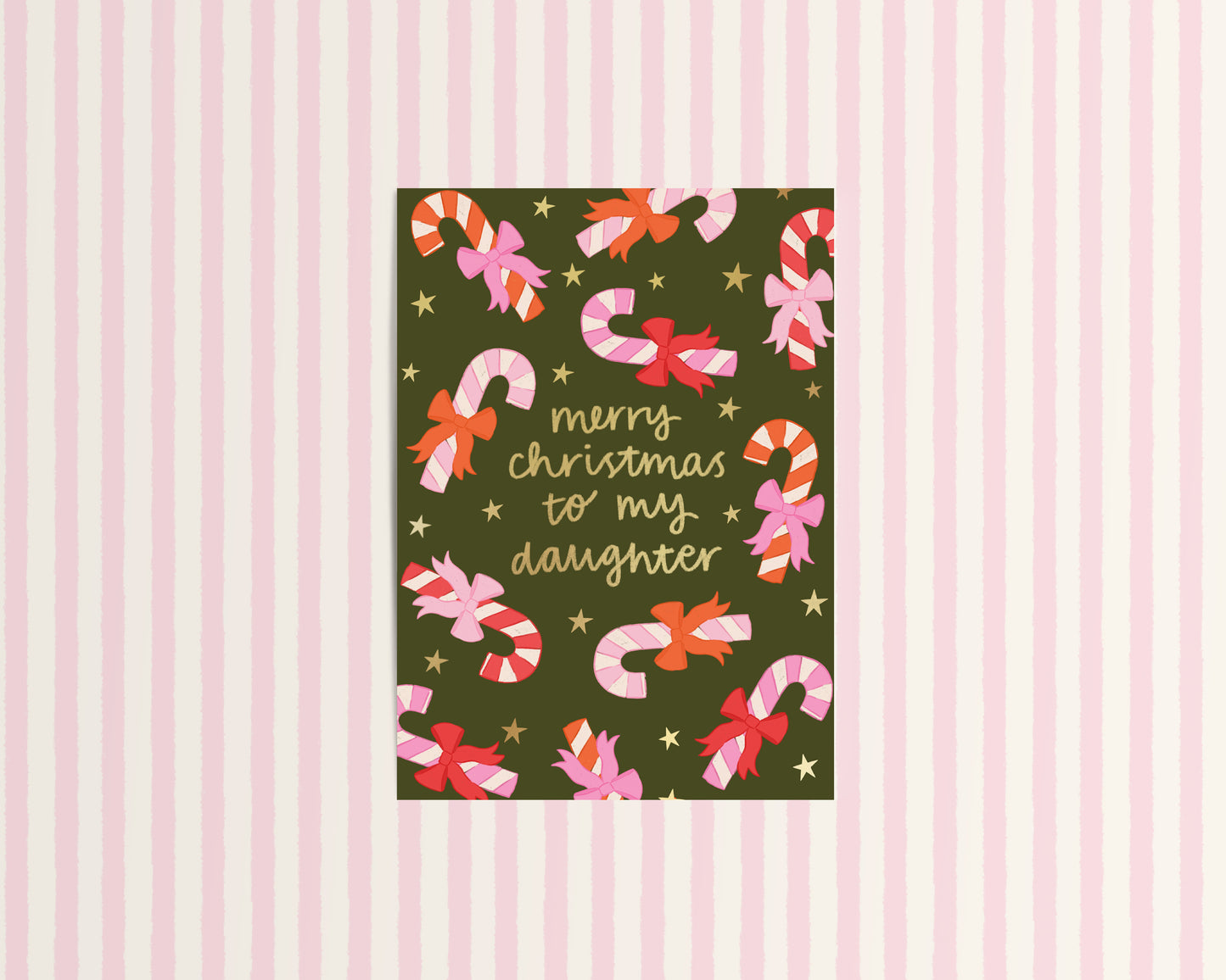Merry Christmas to my Daughter Christmas Card
