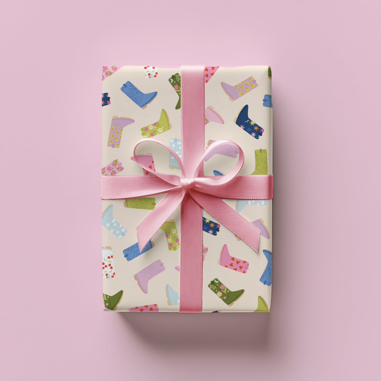 Cowboy Boots Wrapping Paper Sheets