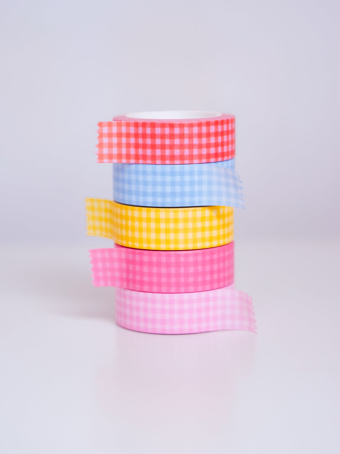 Hot Pink Gingham Washi Tape