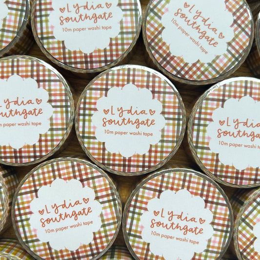 Cosy Gingham Washi Tape