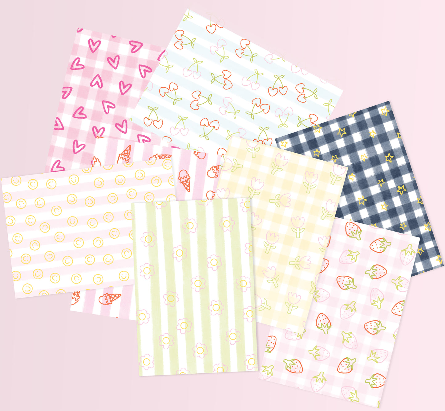 Patterns and Icons Deco Crafting Papers