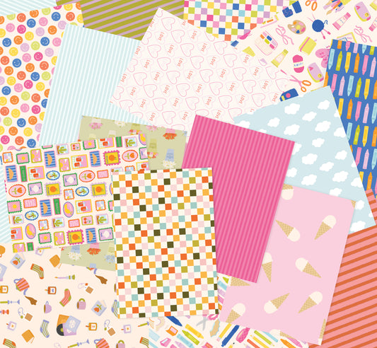 Mega Pack of A6 Deco Papers