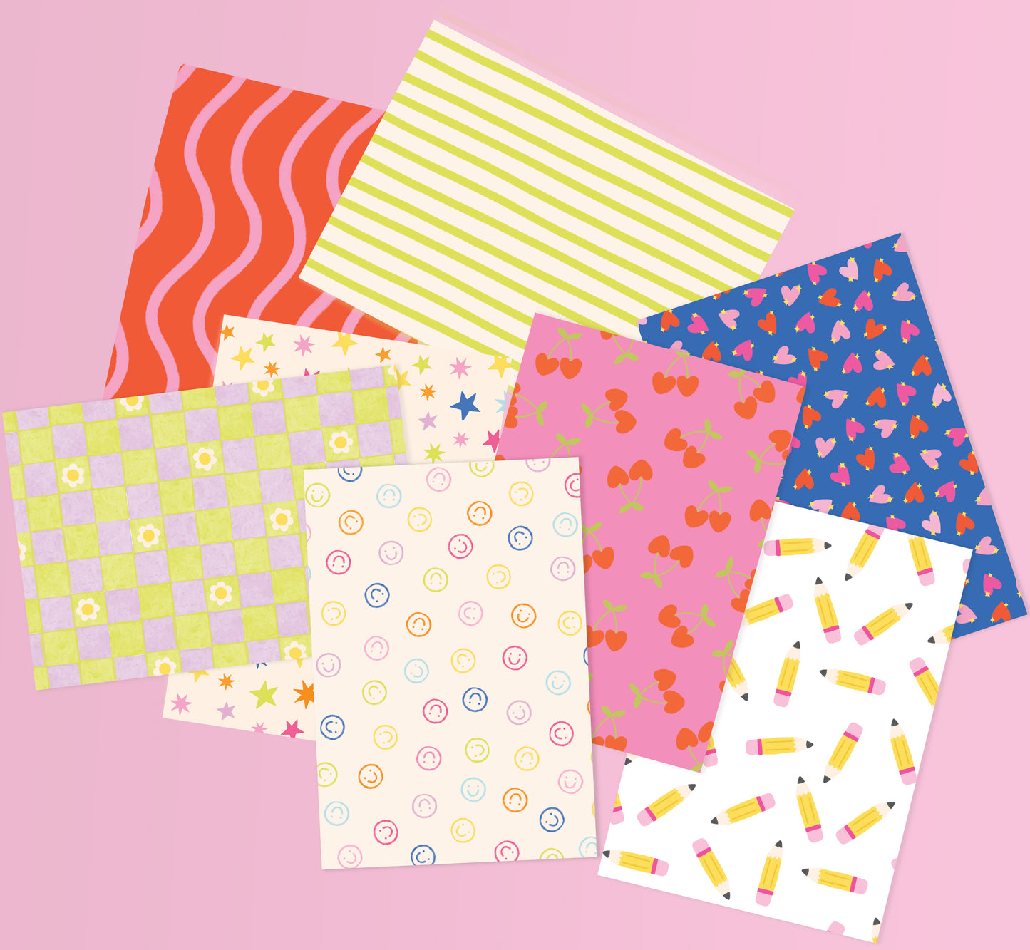 Bright Patterns Deco Crafting Papers