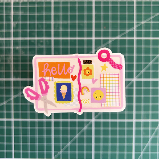 Cute Journal Vinyl Sticker
