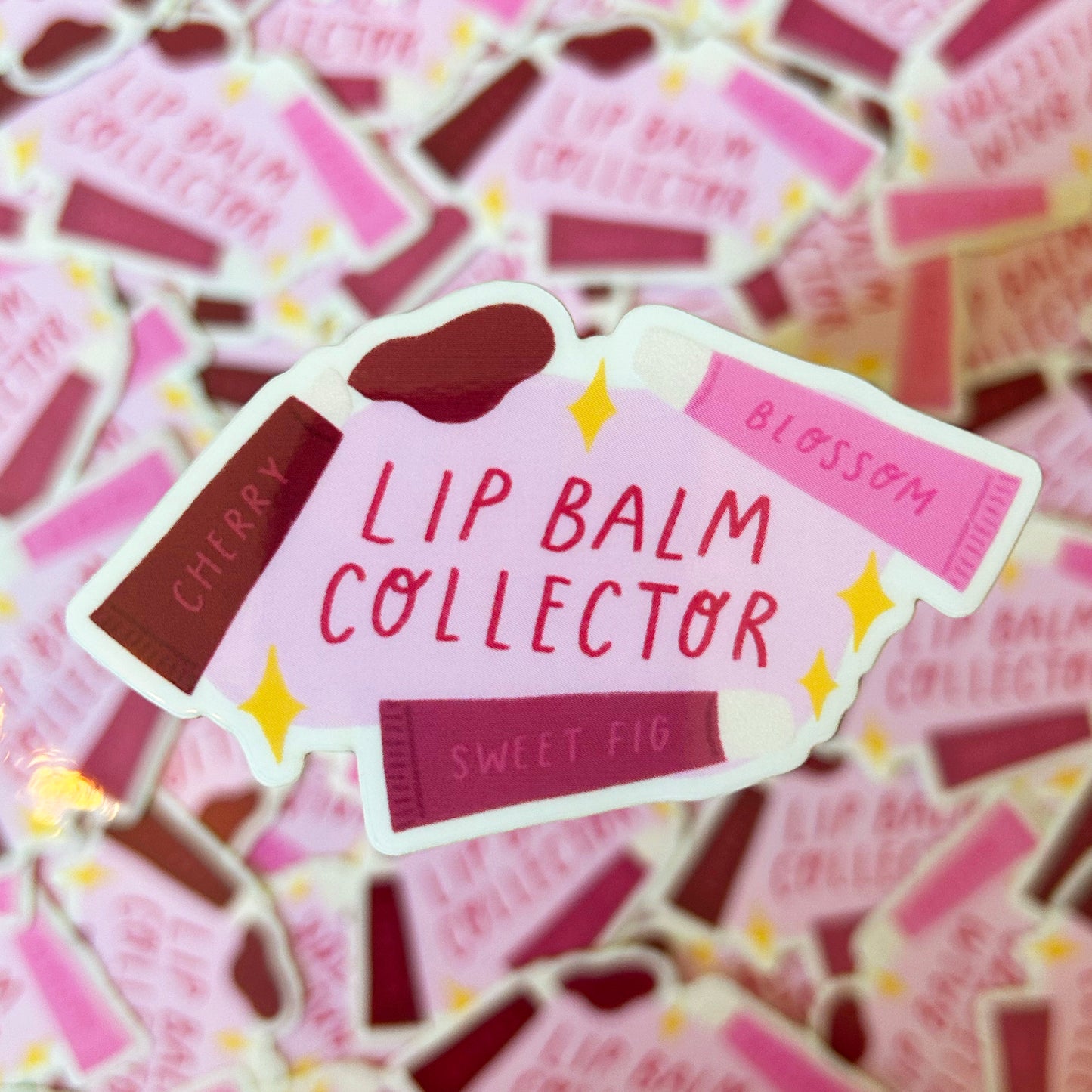Lip Balm Collector Vinyl Sticker