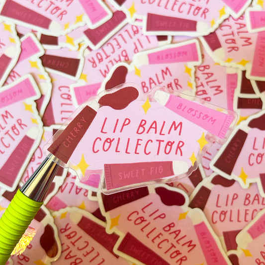 Lip Balm Collector Vinyl Sticker