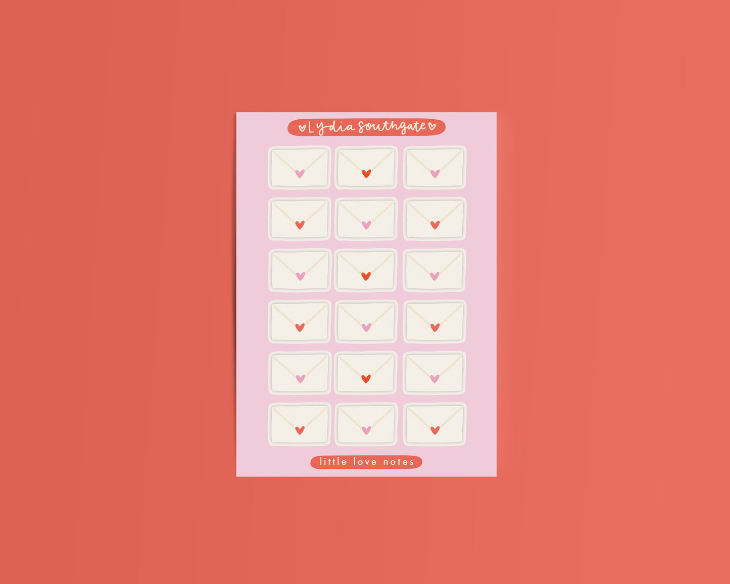 Sent with Love Envelopes Mini Sticker Sheet