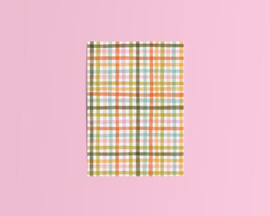 Painted Gingham Deco Crafting Papers