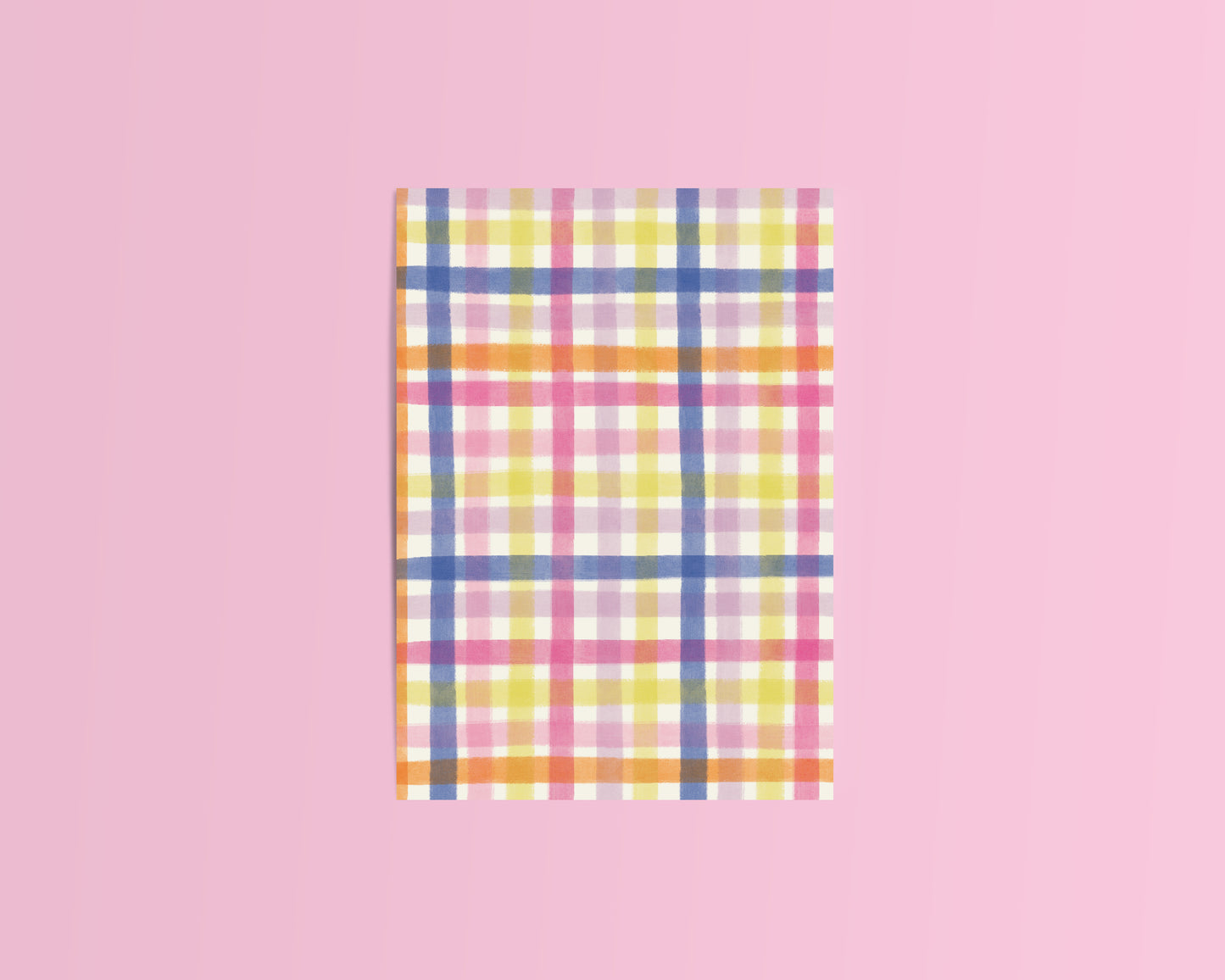 Painted Gingham Deco Crafting Papers
