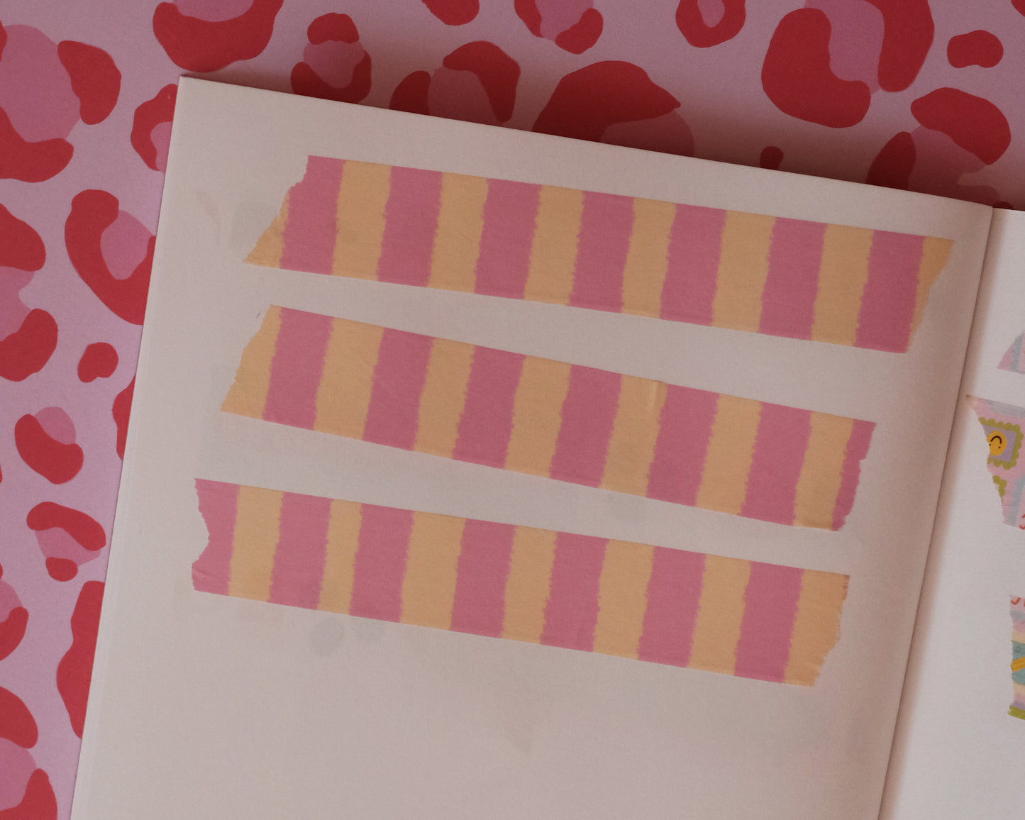 Pink Stripe Washi Tape