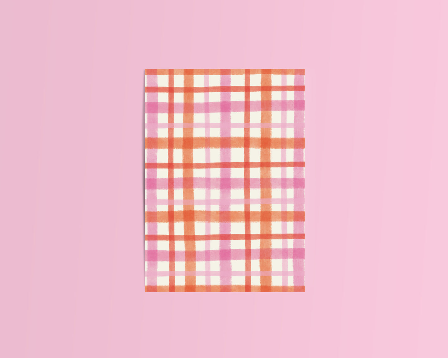Painted Gingham Deco Crafting Papers