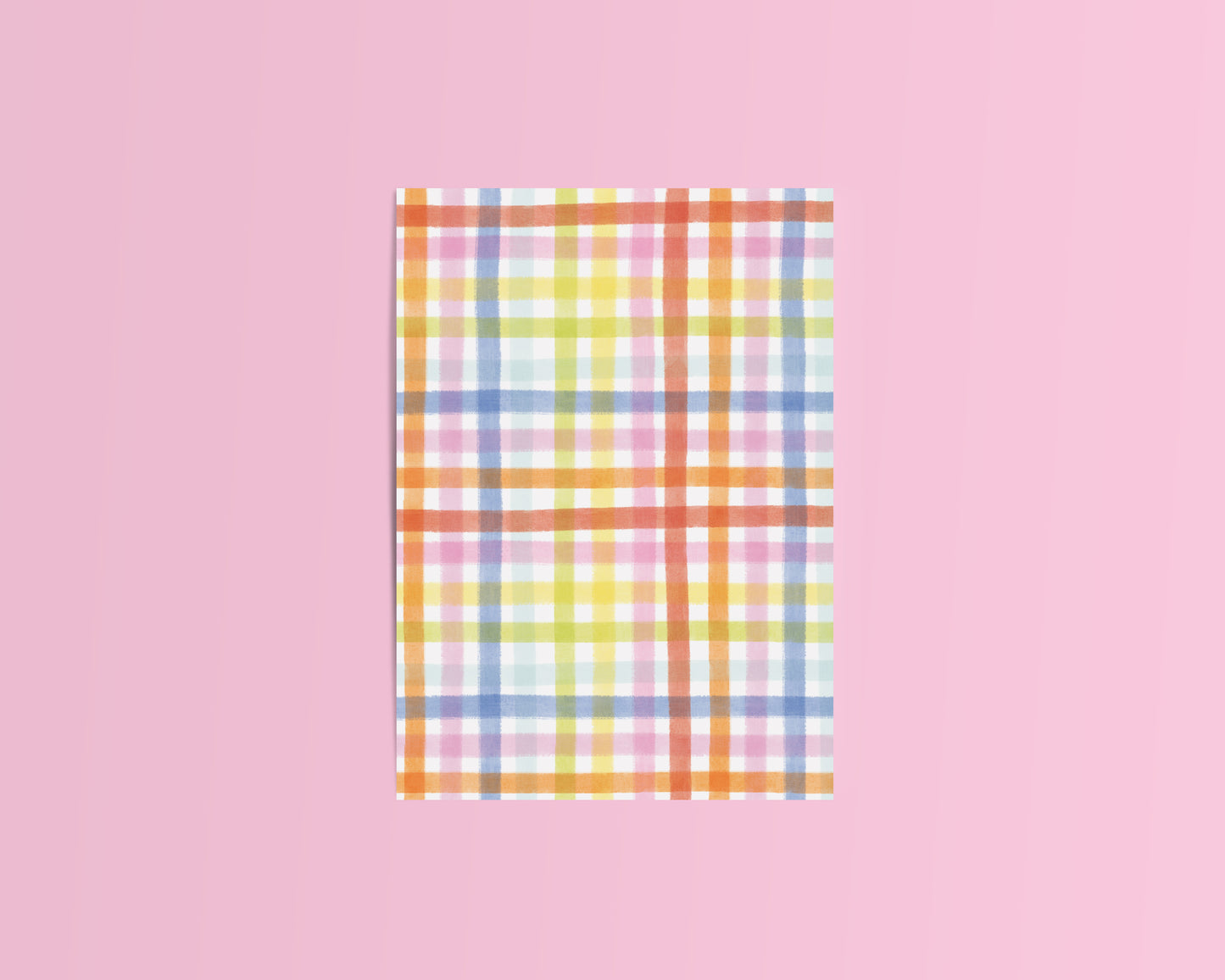 Painted Gingham Deco Crafting Papers