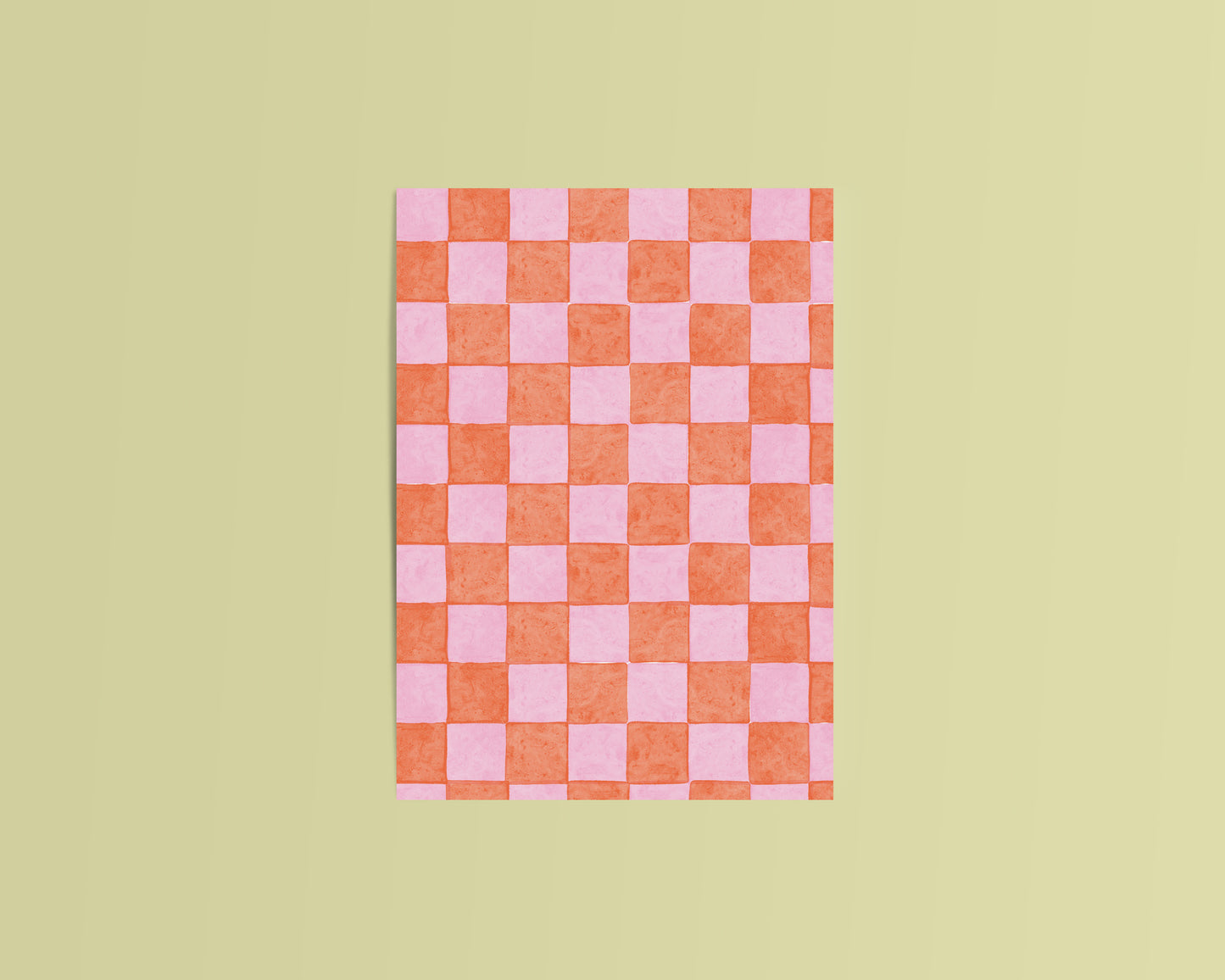 Watercolour Checkerboard Deco Crafting Papers