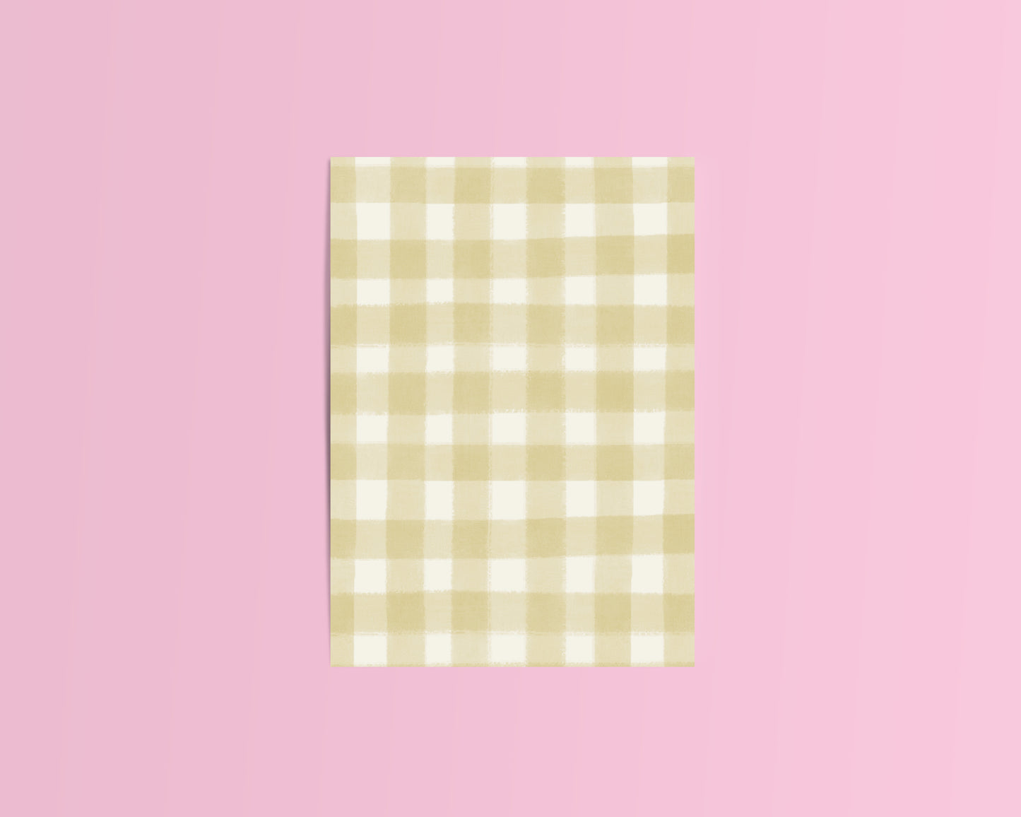 Painted Gingham Deco Crafting Papers