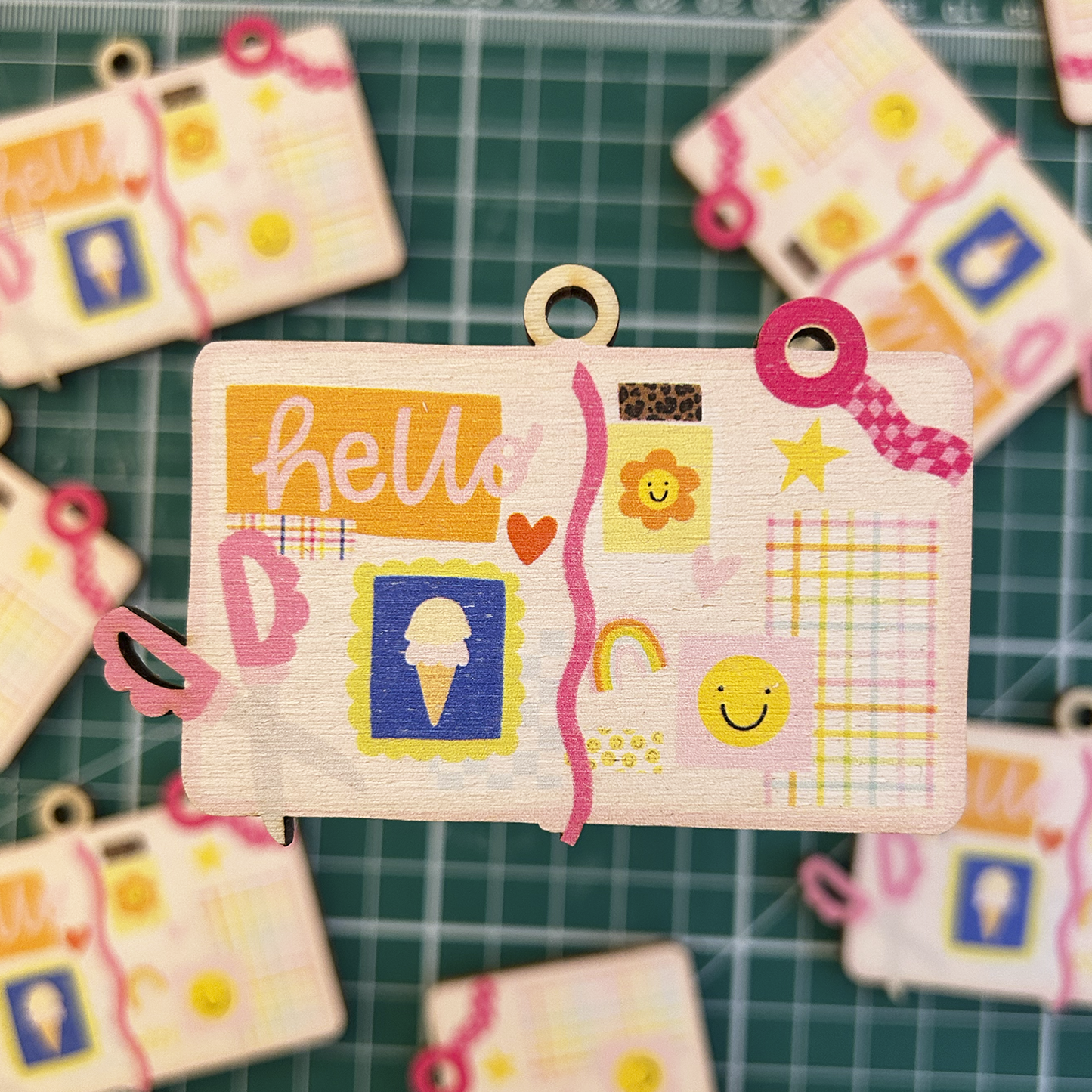 Journal Wooden Decoration