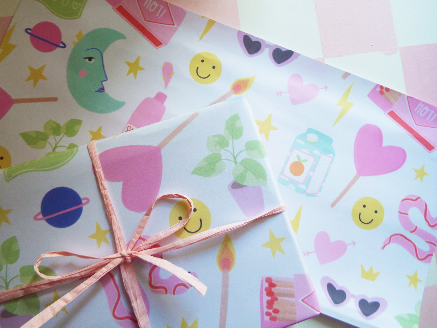 Fun Print Wrapping Paper Sheets