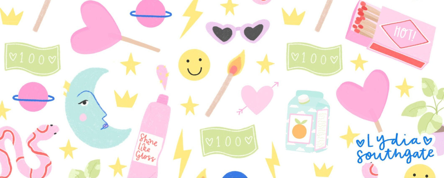 Fun Print Wrapping Paper Sheets