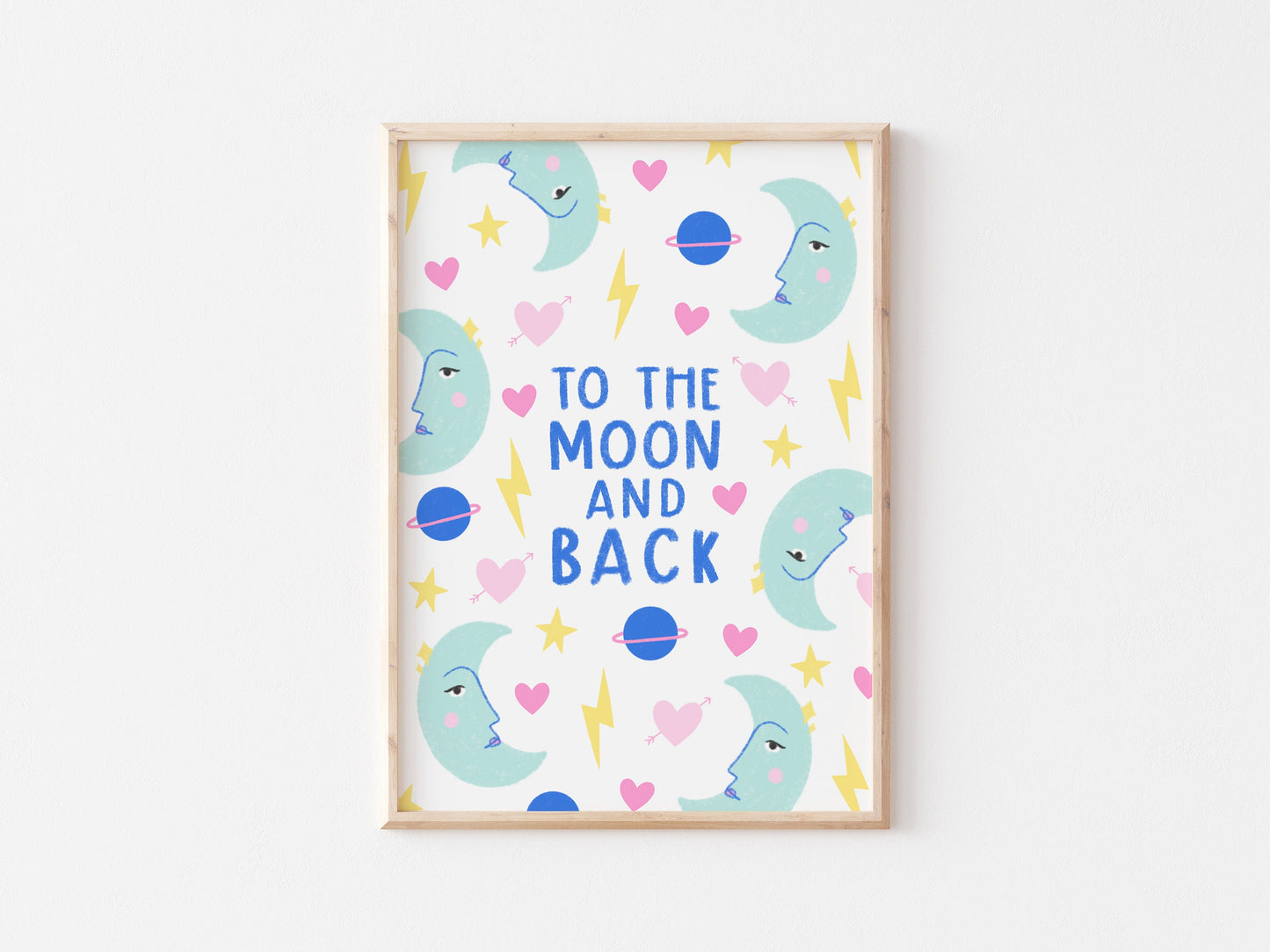 To the Moon and Back Print