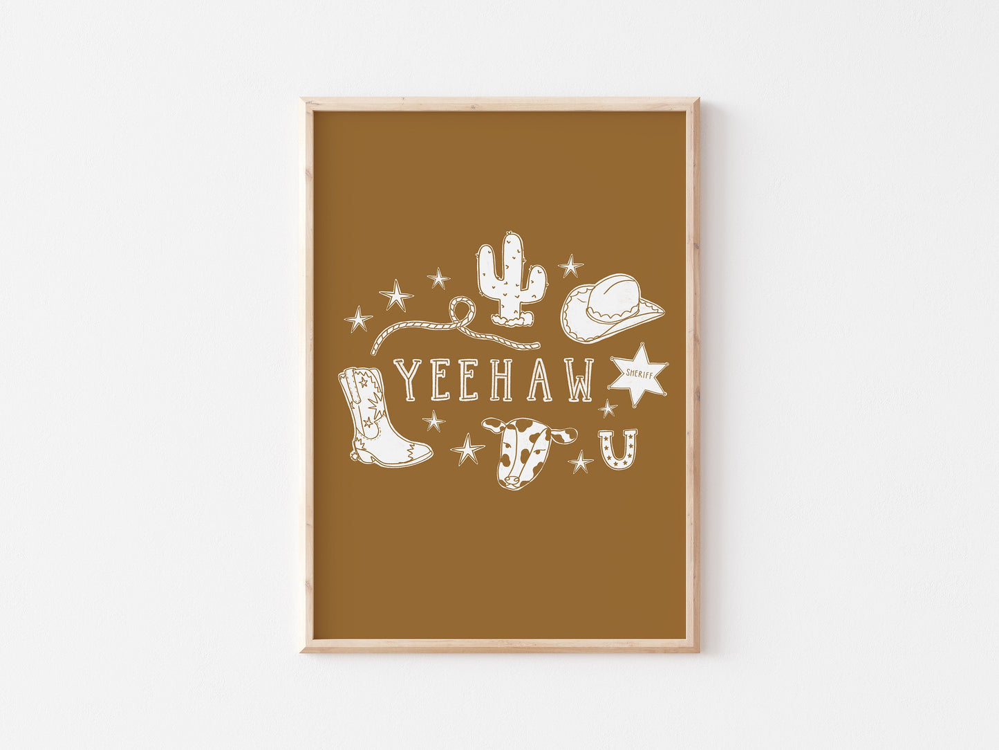 Yeehaw Print