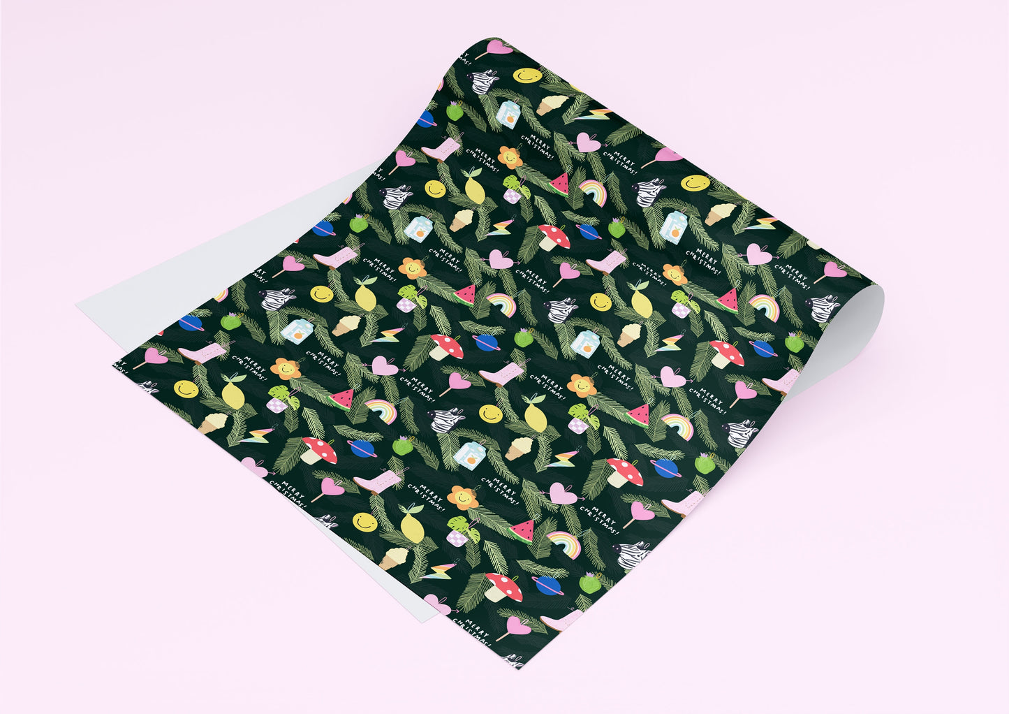 Christmas Decorations Wrapping Paper Sheets