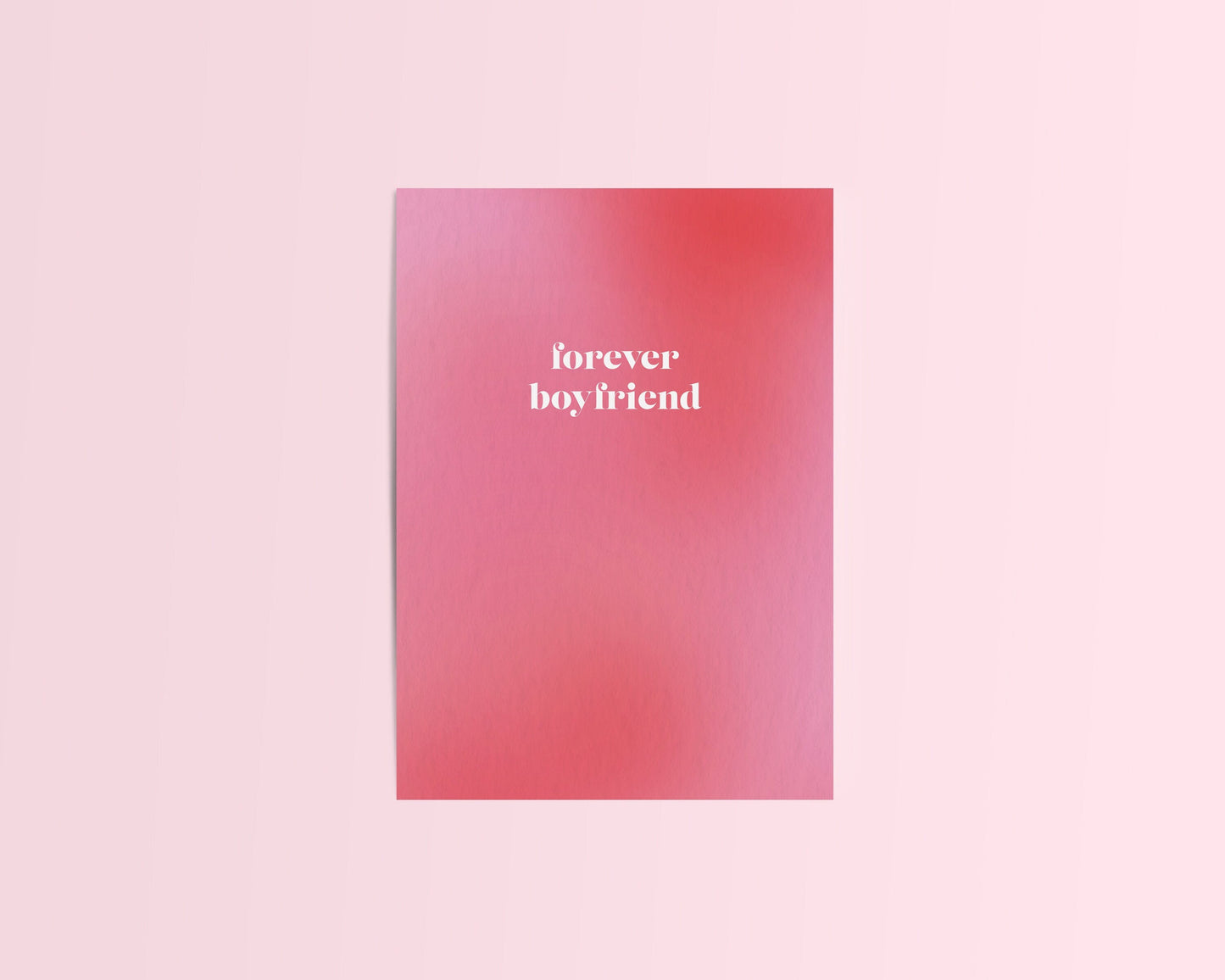 Forever Boyfriend Card