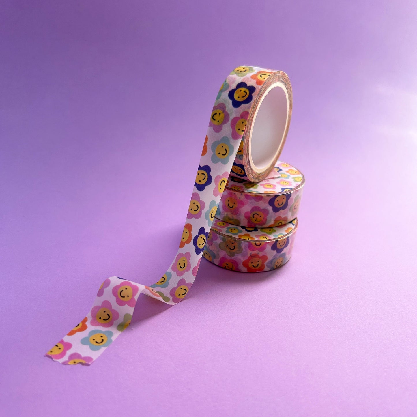 Smile Flowers Washi Tape