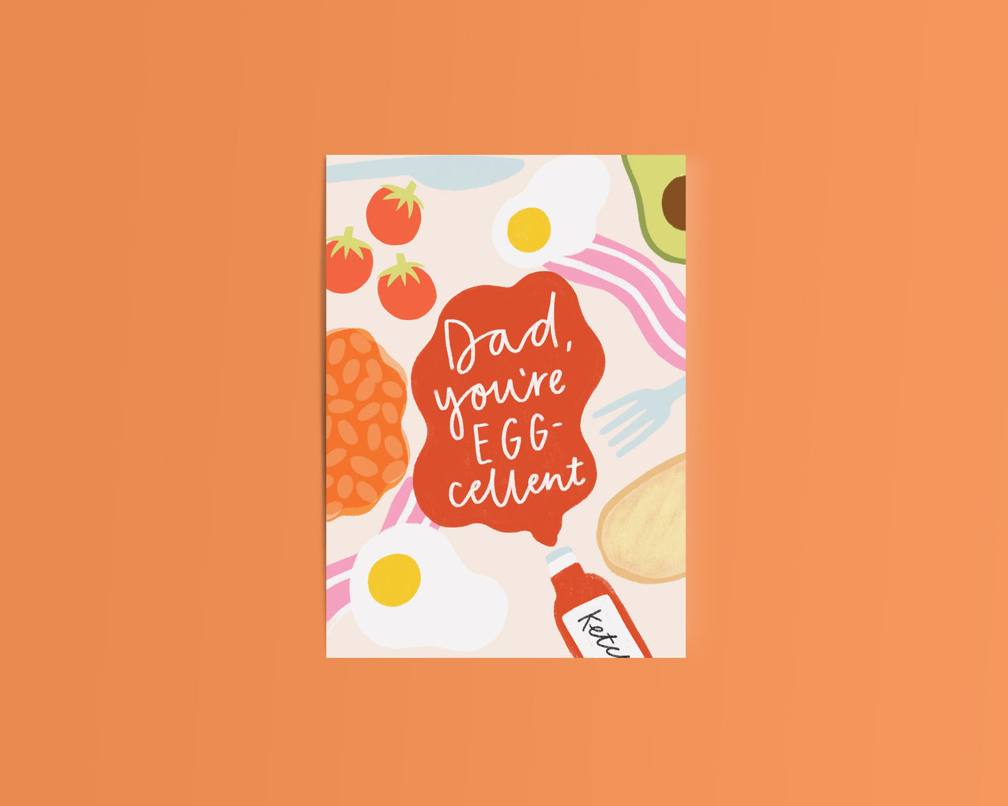 Eggcellent Dad Card