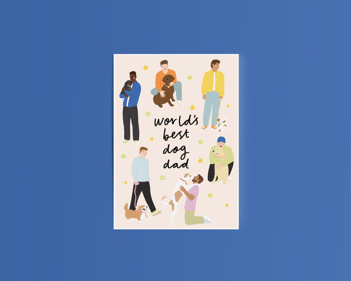 World's Best Dog Dad Card