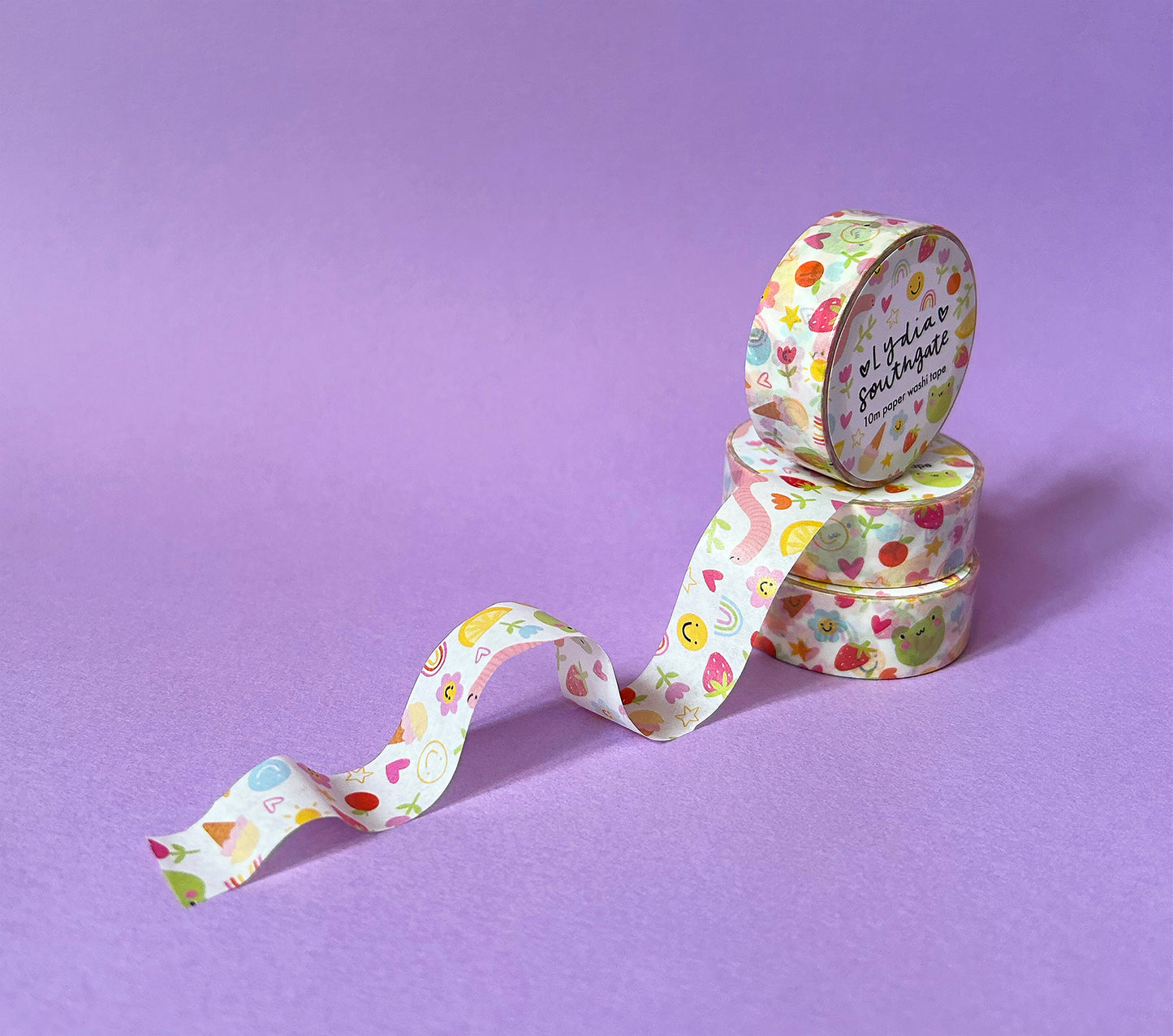 Frog, Worm and Friends Washi Tape