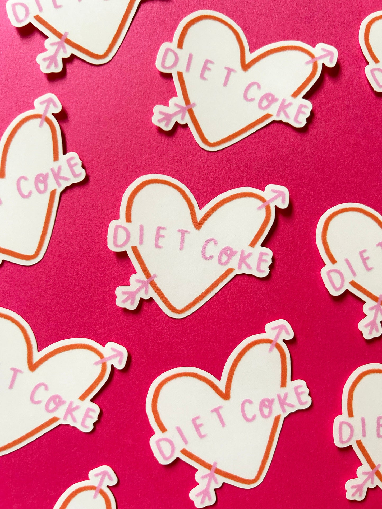 Diet Cola Clear Vinyl Sticker