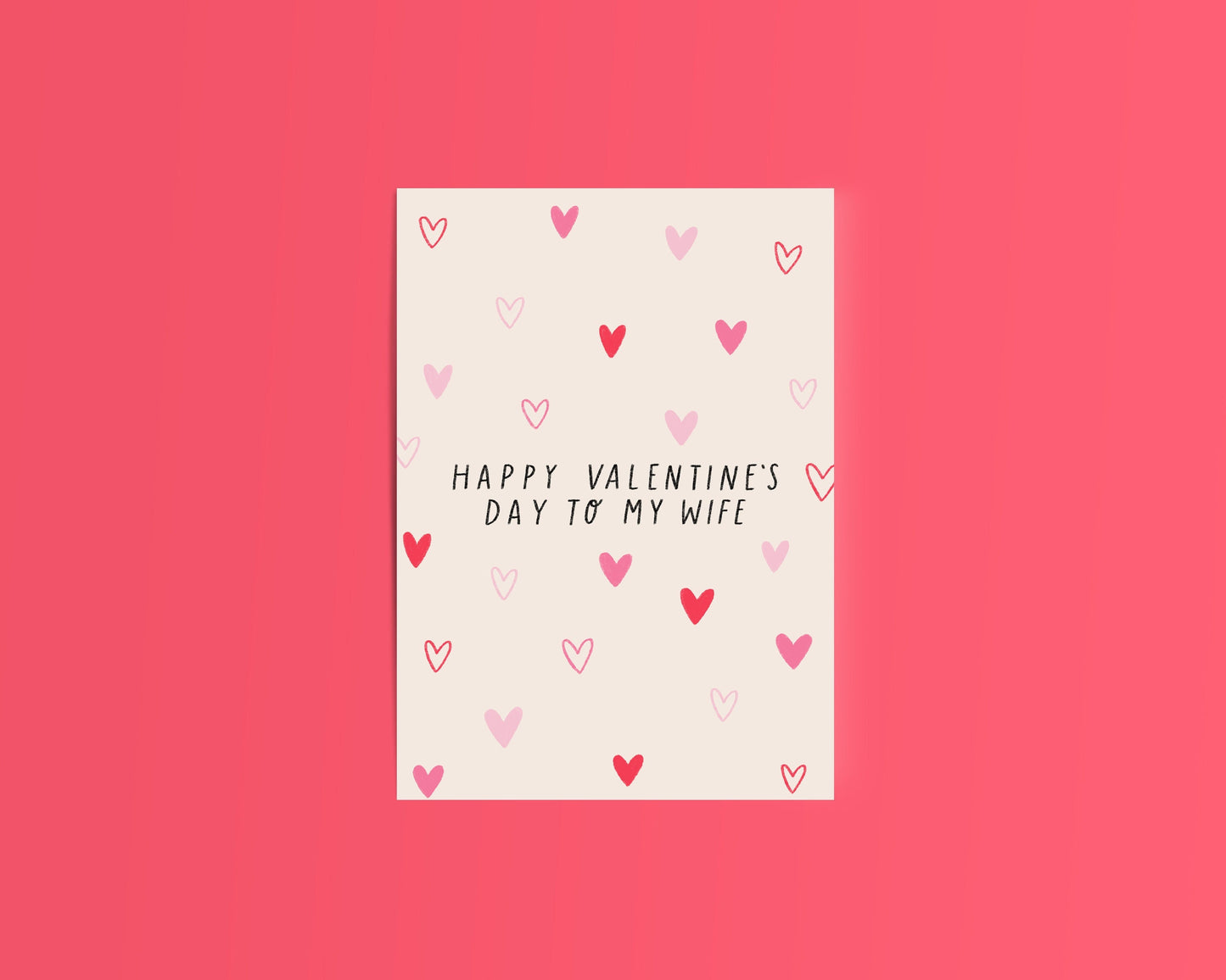 Happy Valentine's Day To My Wife Valentine's Card