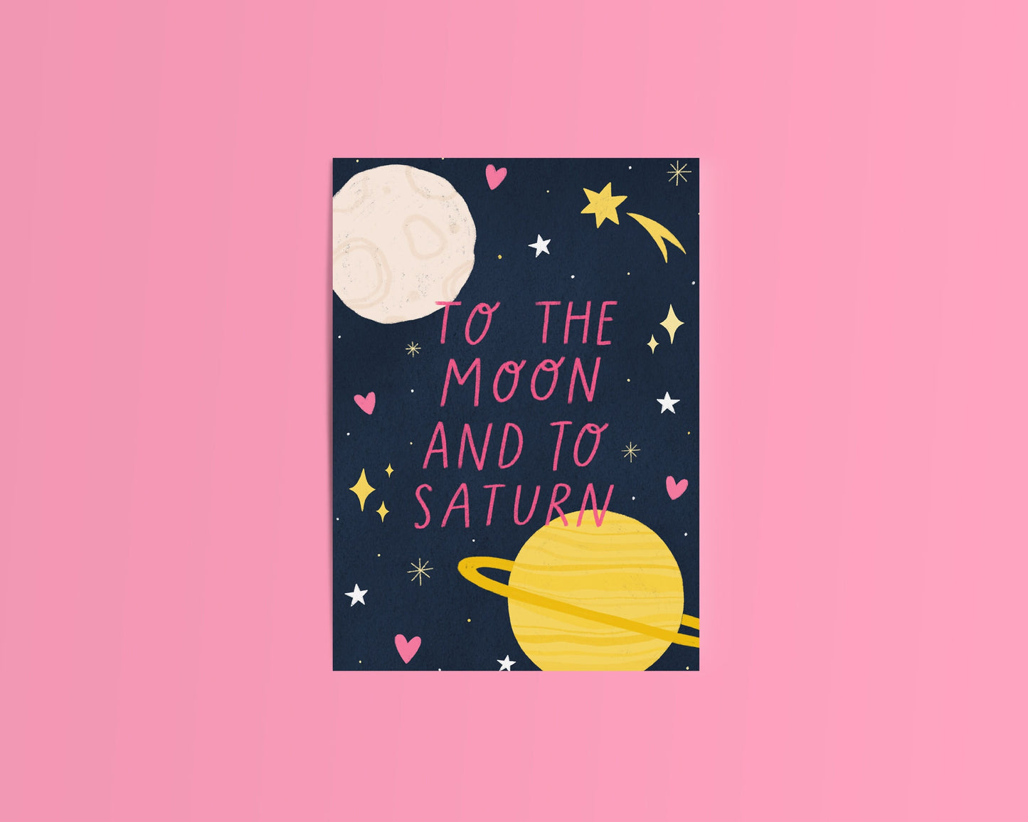To the Moon and to Saturn Card
