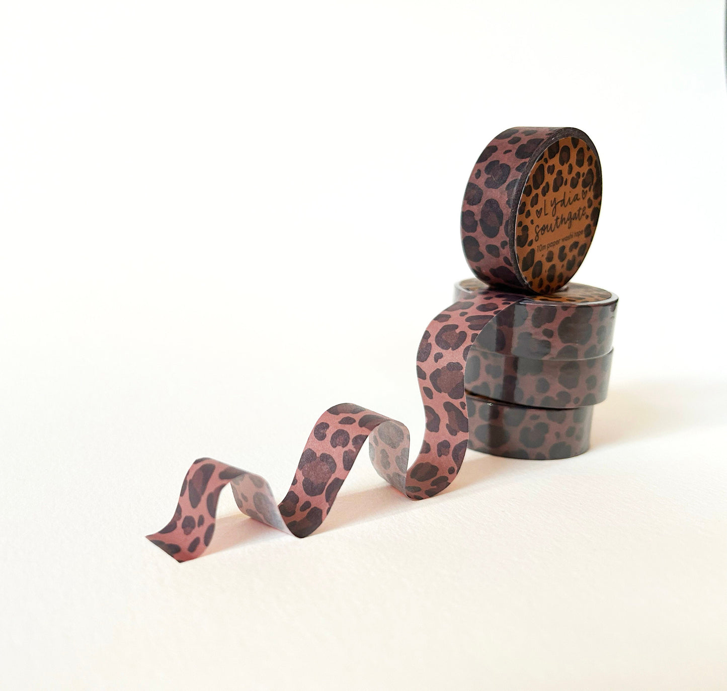 Brown Leopard Print Washi Tape