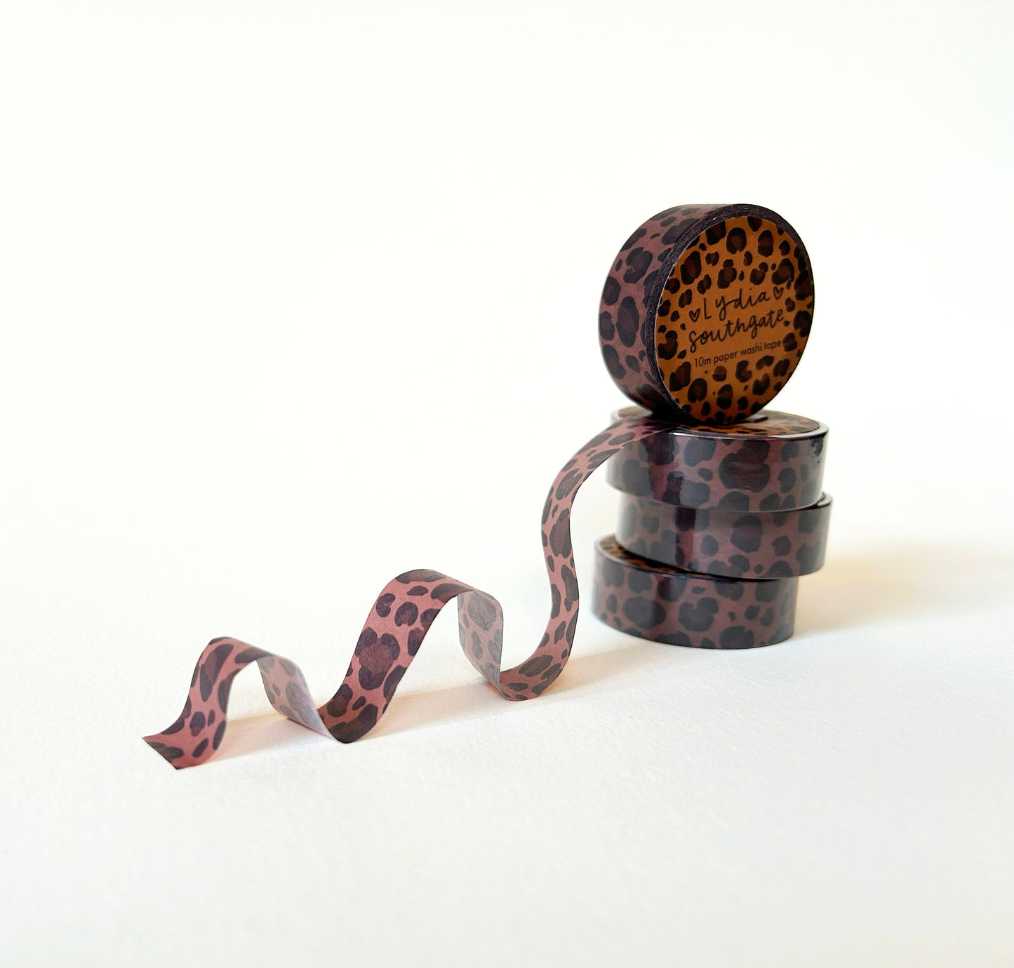 Brown Leopard Print Washi Tape