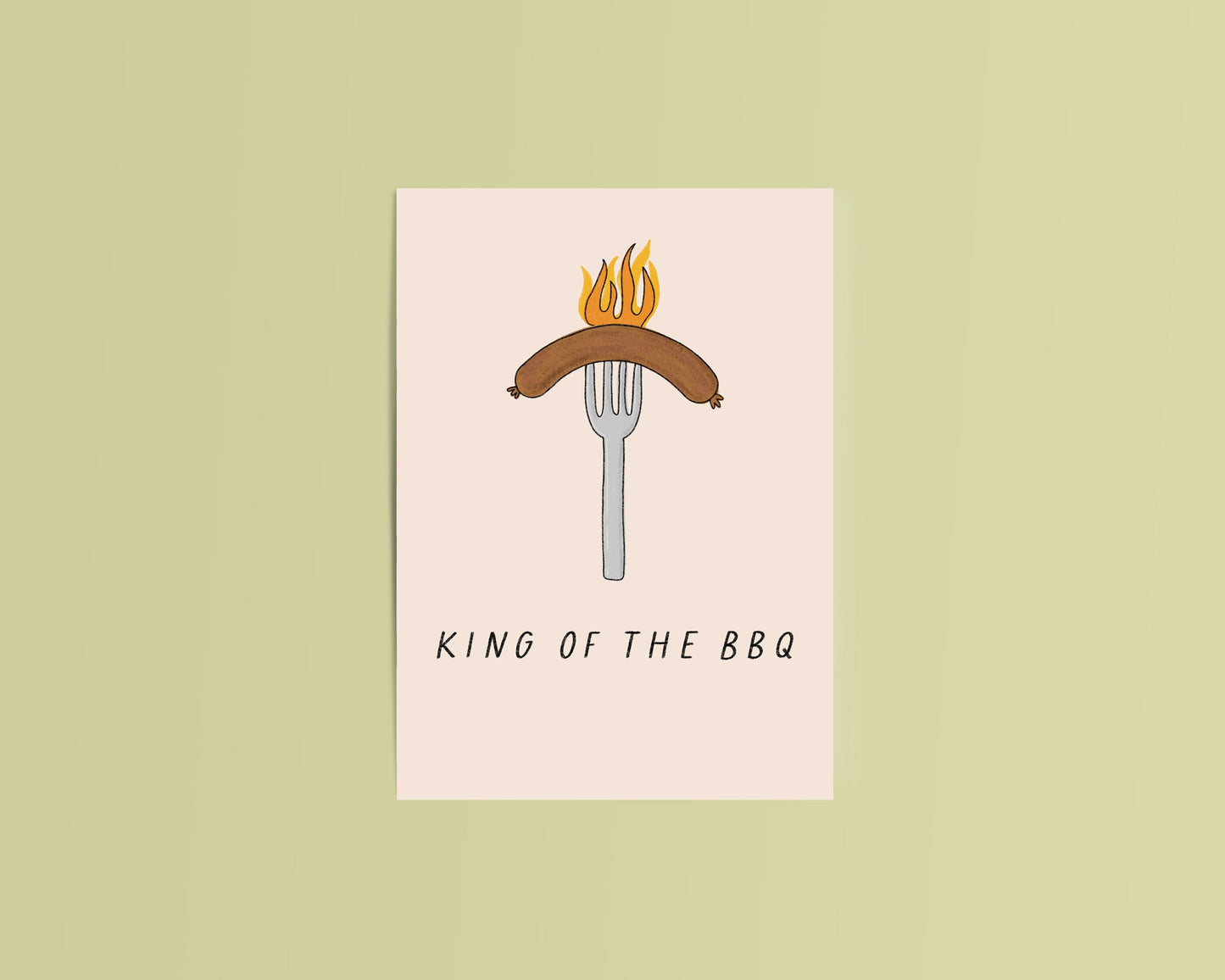 King of the BBQ Card