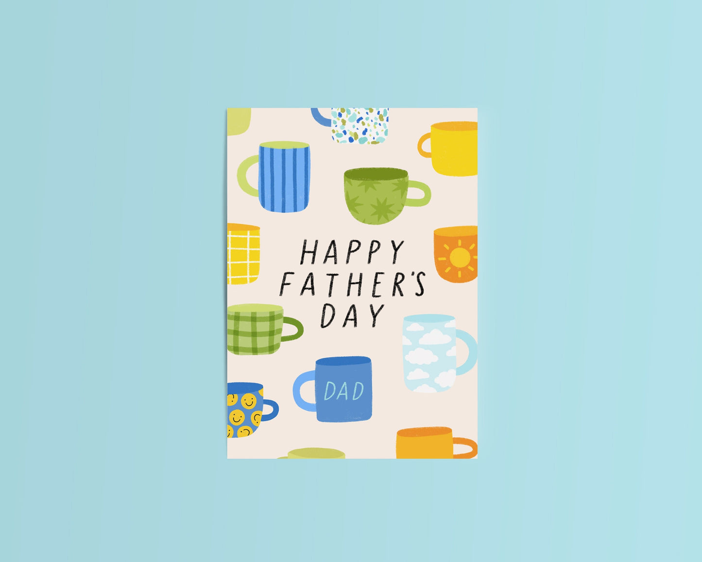 Happy Father's Day Mugs Card