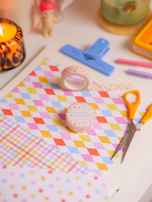 Sorbet Stars Washi Tape