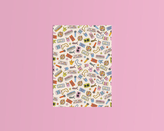 Summer Concert Themed Journal/Crafting Papers
