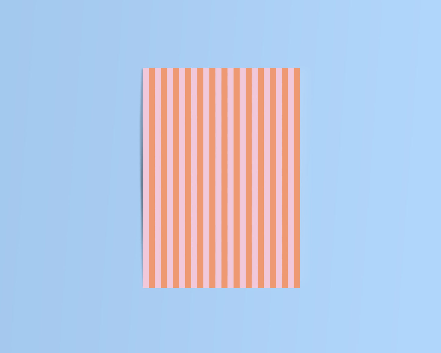Pastel Stripe Journal/Crafting Papers