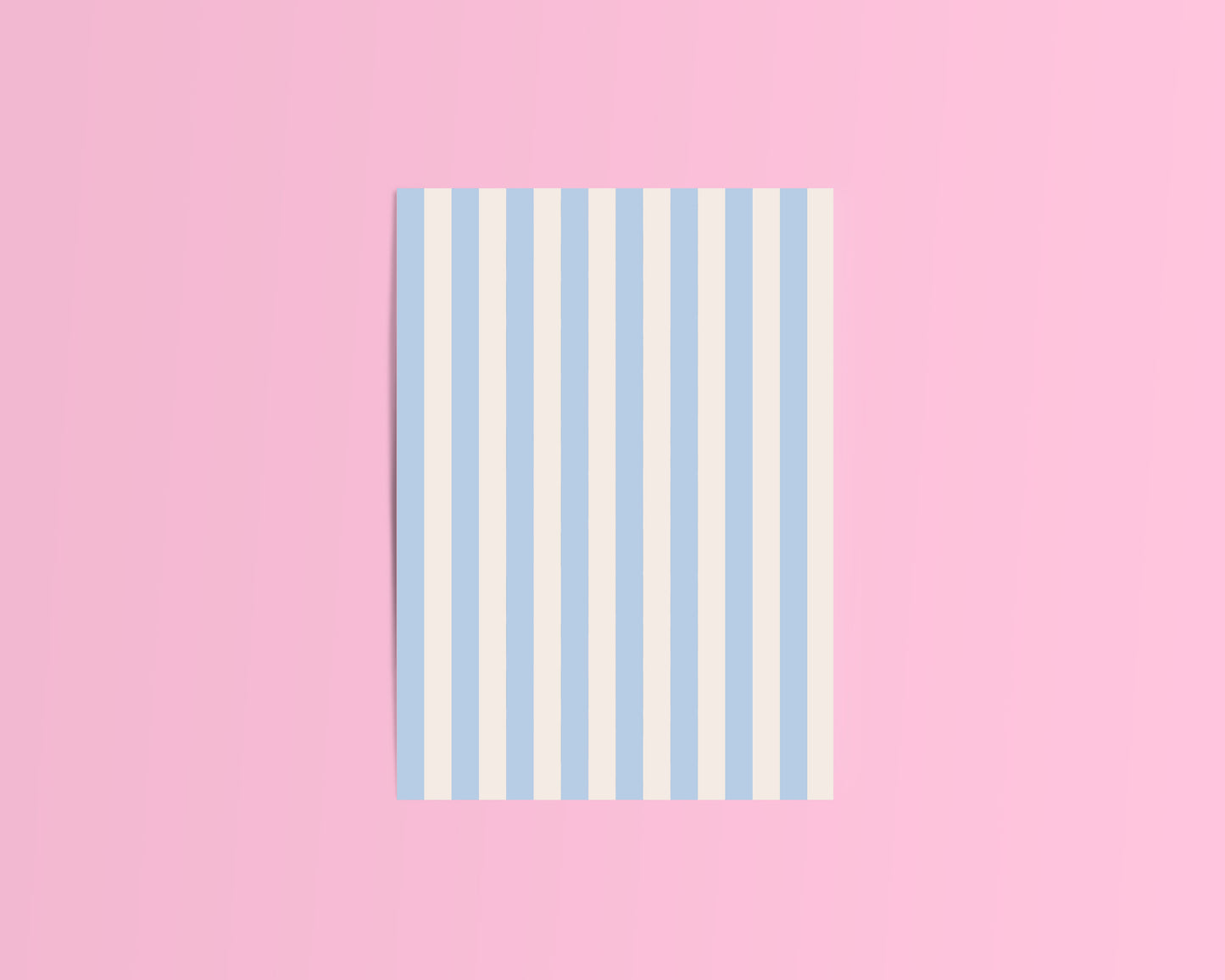 Pastel Stripe Journal/Crafting Papers